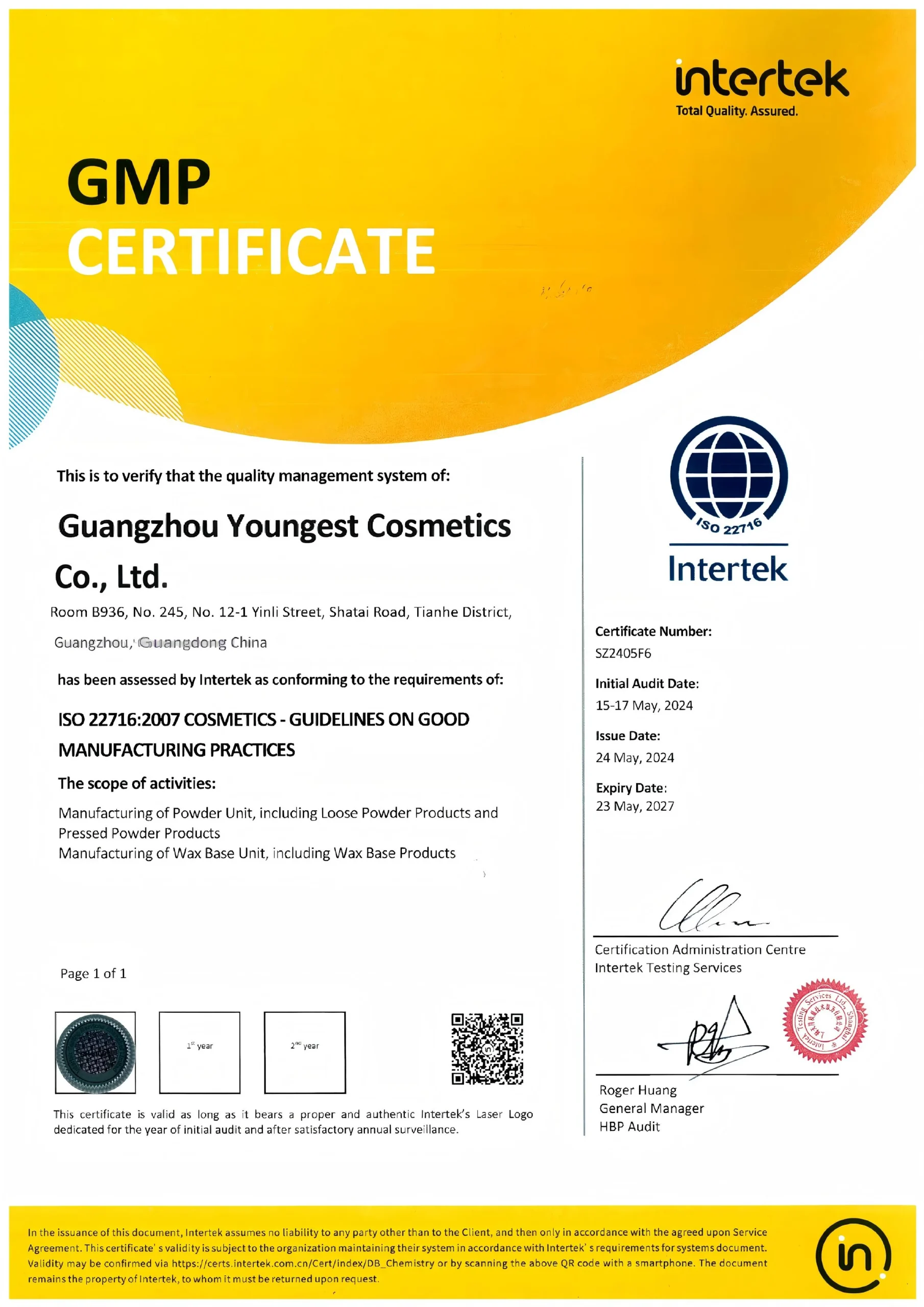 ISO certified cosmetics factory ensuring consistent quality and reliable manufacturing processes
